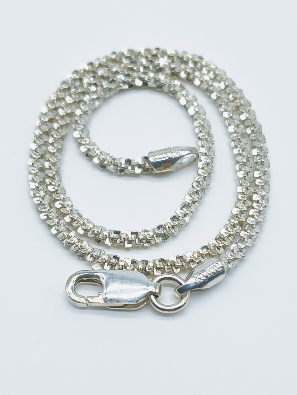 Sterling Silver Margarita Link Ankle Bracelet